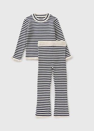 Костюм в полоску h&m розмір-110-116(4-6р) стан-чудовий