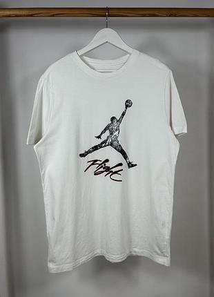 Jordan jumpman flight оригінальна футболка з шикарним дизайном розмір l