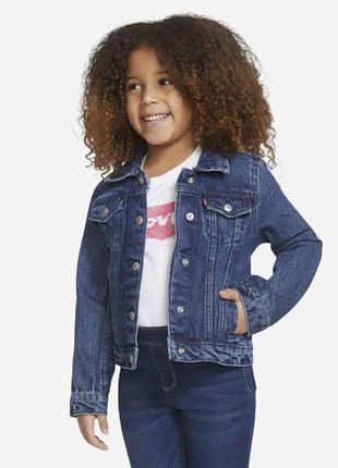 Джинсова куртка levi’s розмір-86(12-18м) стан-ідеальний