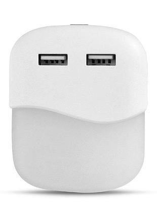 Світильник нічник ardero fn1123ard 0,45вт з сенсором та usb