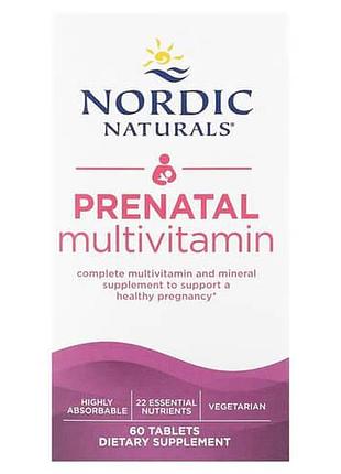 Nordic naturals prenatal multivitamin 60 таблеток