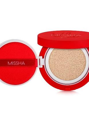 Тональний крем-кушон missha velvet finish cushion spf50+/pa+++ №23 neutral medium beige 15г