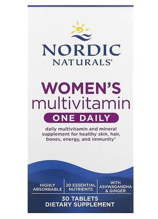 Nordic naturals women's multivitamin one daily 30 таблеток