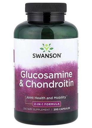 Swanson glucosamine & chondroitin 200 caps