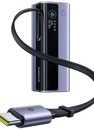 Портативное зу power bank baseus energeek gr11 pd200w with cable 25000 mah space grey