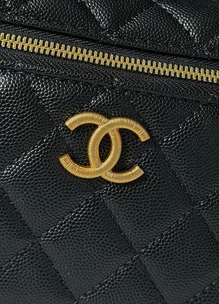 Сумка chanel caviar quilted top handle slim vanity 5
