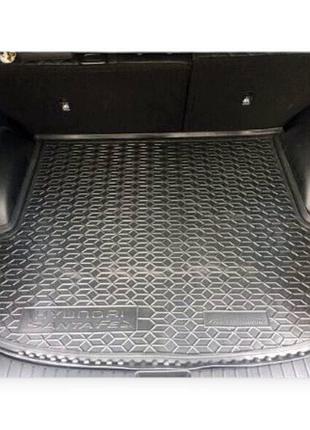 Килимок багажника hyundai santa-fe 2021-2023 (5місць) avto-gumm