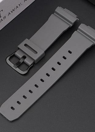 Ремешок для casio g-shock dw-6900 gray bk 2