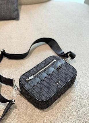 Чоловіча сумка месенджер rider messenger black oblique
