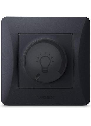 Димер led 200вт чорний графіт videx binera 2