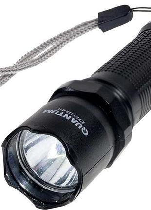 Ліхтар ручний quantum qm-fl1043 minik 3w led чорний з usb без упак