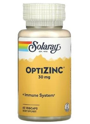 Solaray optizinc 30 mg 60 капсул