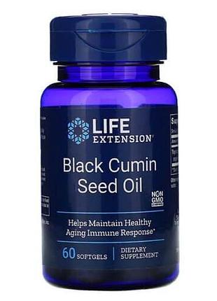 Life extension black cumin seed oil 60 softgels
