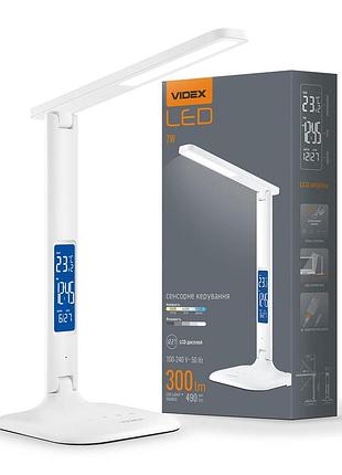 Світлодіодна лампа настiльна videx tf05w 7w 3000-5500k