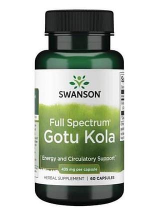 Swanson gotu kola full spectrum 60 капсул
