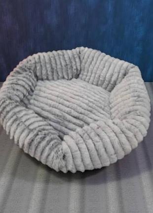 Лежанка для домашніх улюбленців 45×40см pet choice сіра