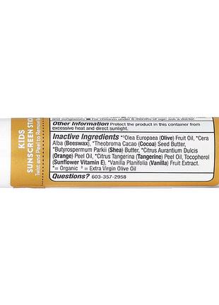 Badger kids sunscreen stick spf 35 18.4 г 3
