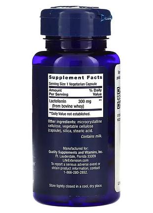 Life extension lactoferrin caps 60 capsules 2