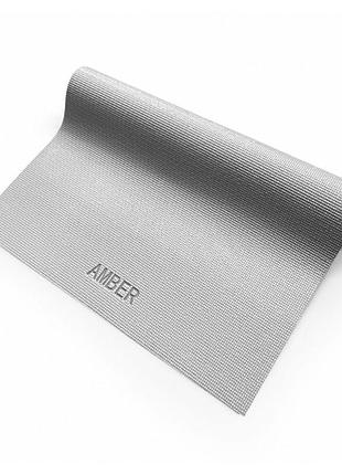 Коврик для йоги nilam amber 183×61×0.4 см серый