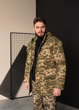 Куртка-бушлат военная мужская тактическая турция пиксель 8923 l