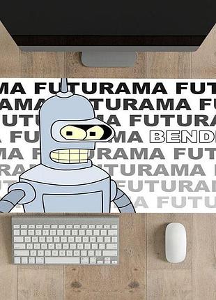 Килимок для пк futurama bender 800×300 мм