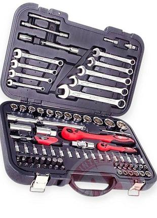Набір інструменту 1/2",1/4" 82 шт з бітами, ключами тайвань intertool