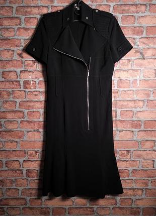 Платье миди черное классическое karen millen