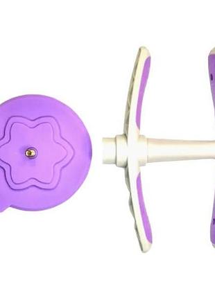 Тренажер, крепление ног для пресса на присоске suction cup trainer фиолетовый
