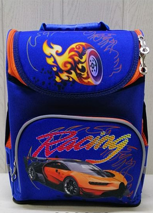 Рюкзак для початкови класів з принтом - hot wheels