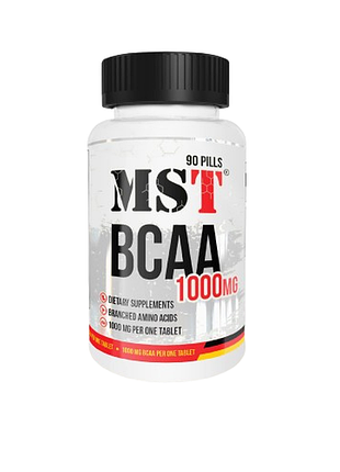 Аминокислота mst bcaa 1000 мг 90 таблеток