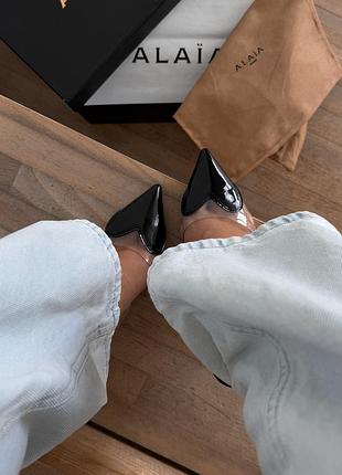 Туфлі alaia le cœur black 3