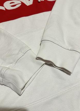 Худі levi's біле зі смужкою xs 3