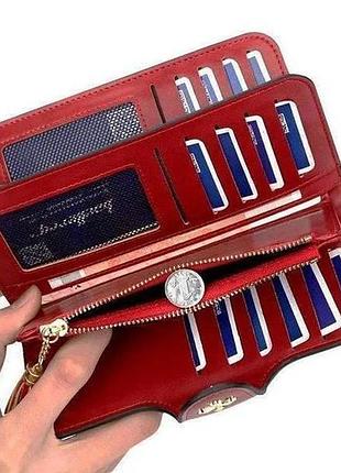 Женский кошелек для денег baellerry n2341 вишневый