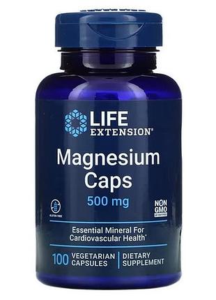 Life extension magnesium caps 500 mg 100 капсул