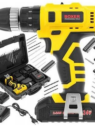 Портативный аккумуляторный шуруповерт boxer sr-005 24в
