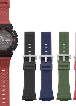 Ремешок для casio g-shock ga-100/110 red si 9