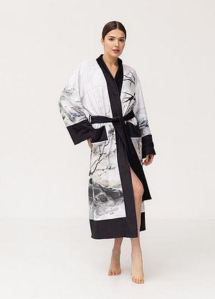 Кимоно женское из плюшевого велюра kimono inspiration 18383 s