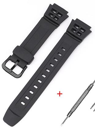 Ремінець для casio ae-1000w black bk