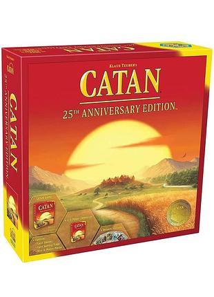 Катан ювілейне видання / catan 25th anniversary edition / настільна гра колонізатори