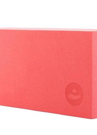 Блок для йоги asana brick бордовый от bodhi 22x11x6.6 см