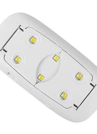 Лампа для гель лака 6w led uf sun mini