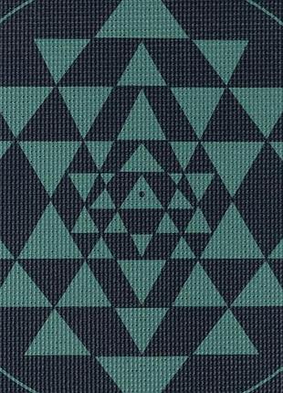 Коврик для йоги bodhi leela yantra alignment midnight blue 183x60x0.45 см 4