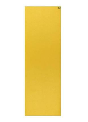 Коврик для йоги bodhi rishikesh premium 80 xl горчично-жёлтый 200x80x0.45 см