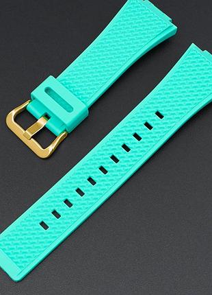 Ремешок для casio g-shock ga-100/110 light green gd 2
