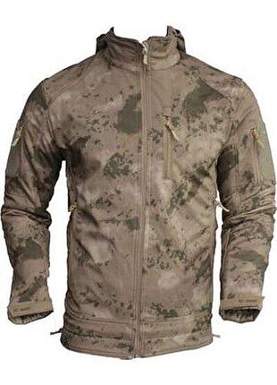 Куртка мужская тактическая мультикам combat турция софтшел soft-shell 8636 l койот