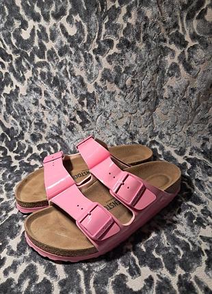 Birkenstock arizona оригинал шлепанцы сандали шлепки розовые размер 38 (24,5см) новые