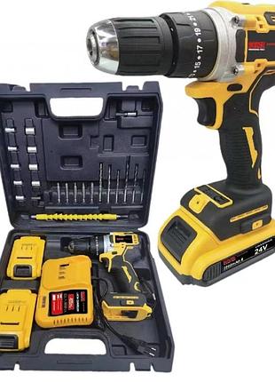 Портативний акумуляторний шуруповерт boxer bx-3310 24в