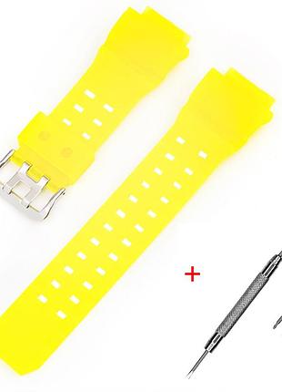 Ремешок для casio g-shock gw-9400 yellow si