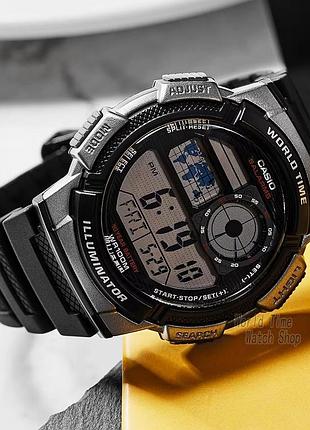 Мужские часы casio ae-1000w-1b 6