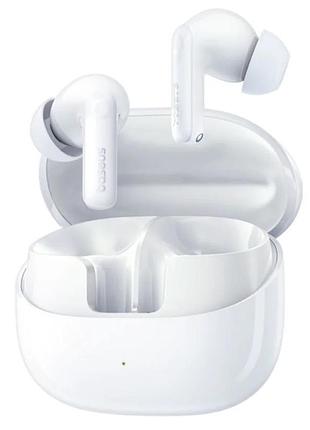 Беспроводные tws наушники baseus bass bp1 anc+enc (a00107) moon white